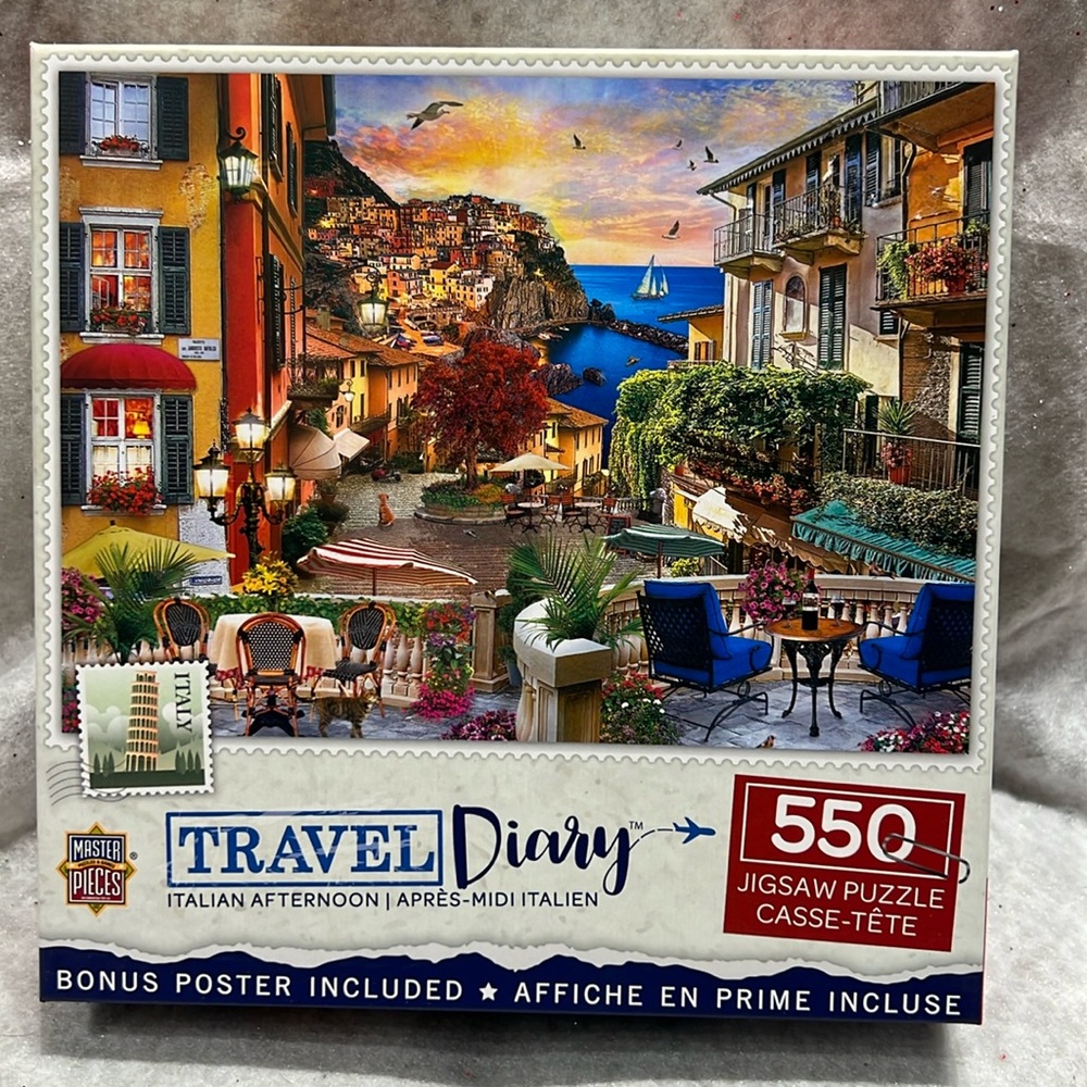 Travel Diary Jigsaw Puzzle🔴3/$25🔴 London 550 Piece MasterPieces